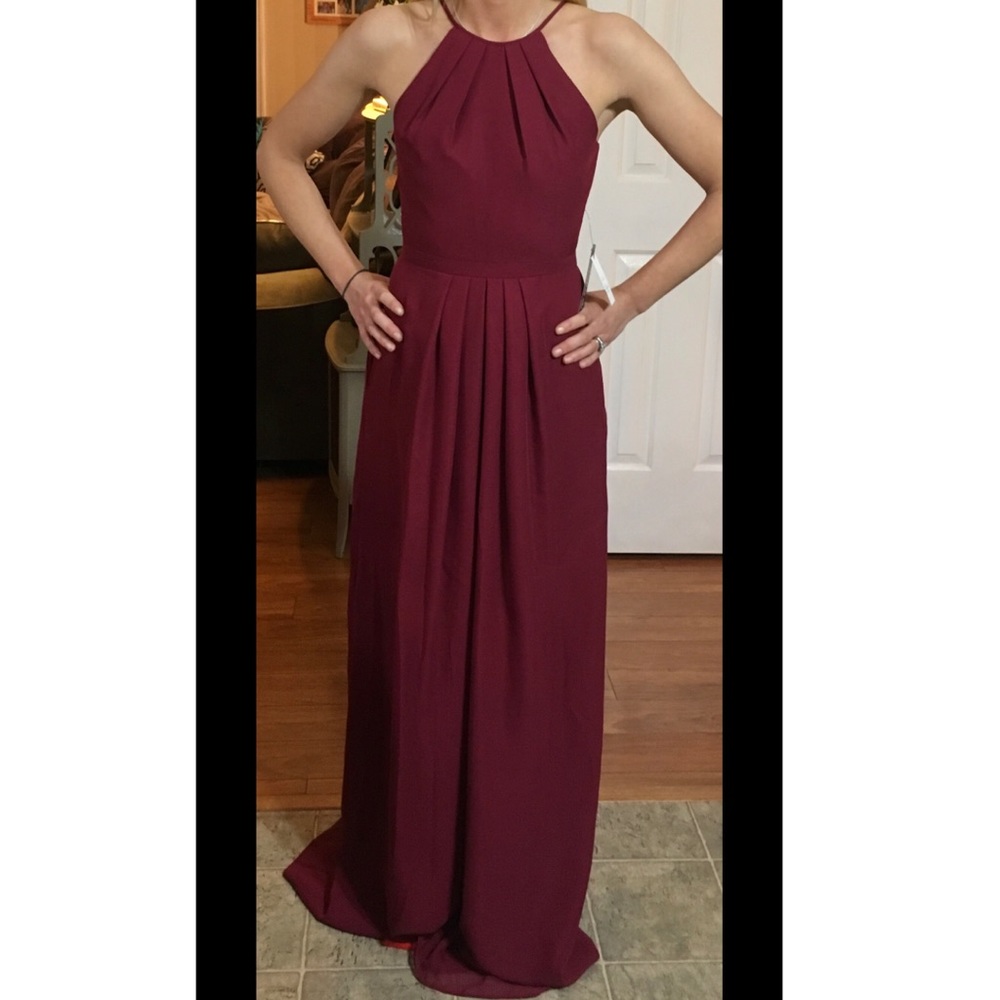 NWT Formal Full Length Cabernet Dress